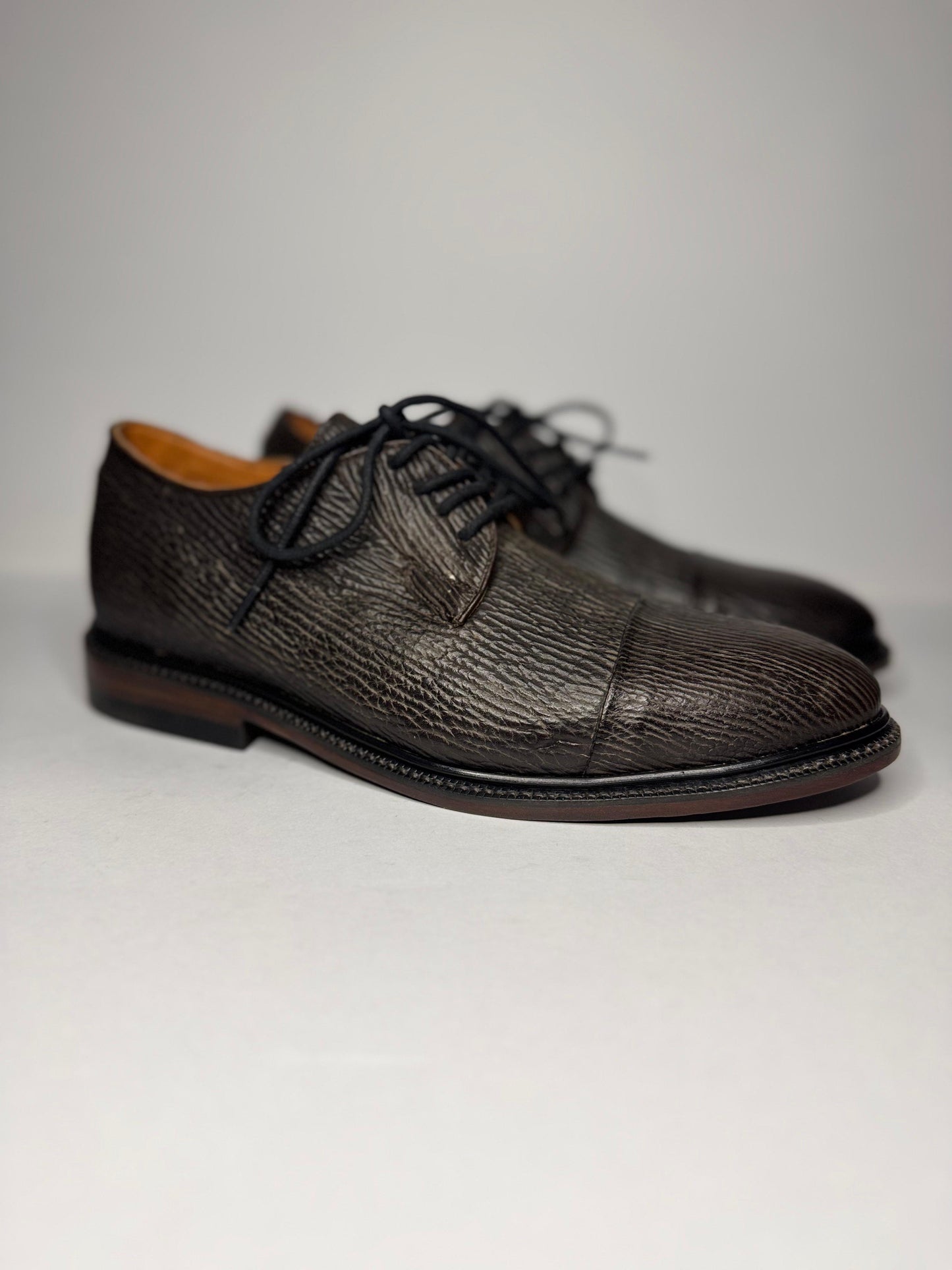 Zapato oxford tiburón café