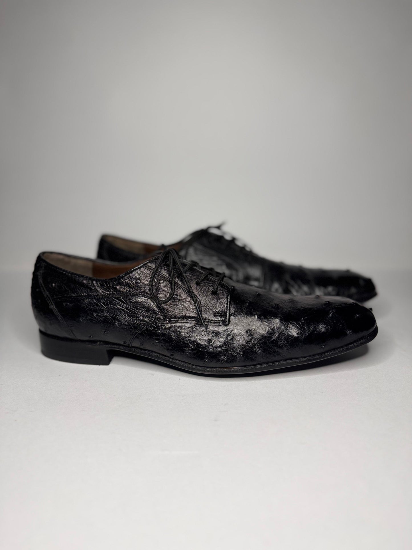 Zapato oxford avestruz primera negro