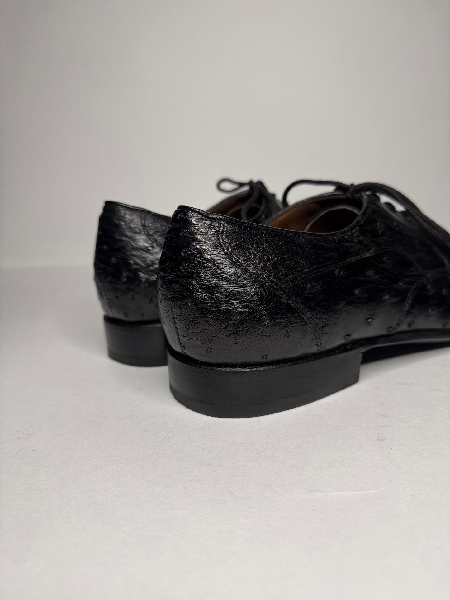 Zapato oxford avestruz primera negro
