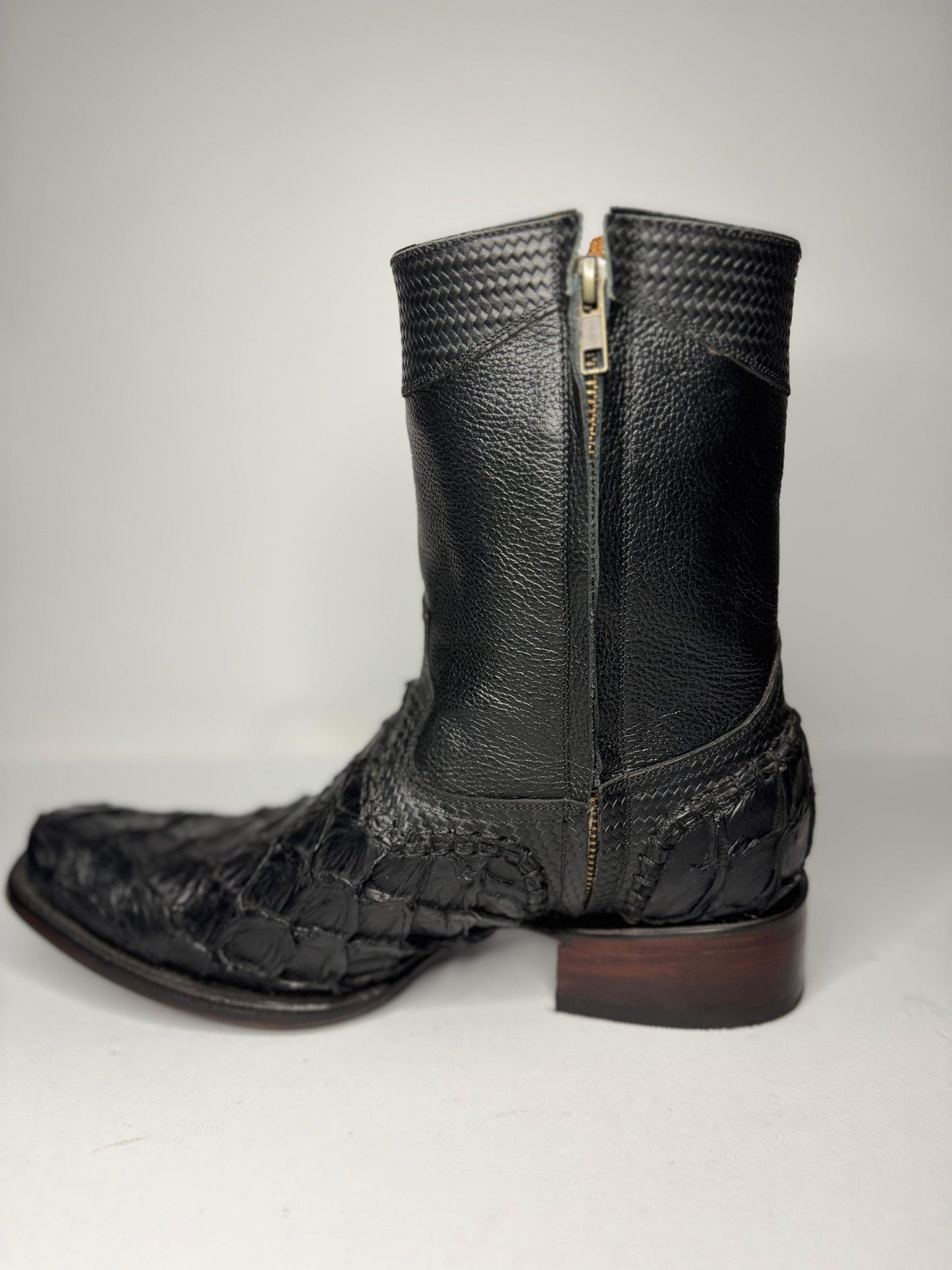 Bota Vaquera Ranger Pirarucu negro