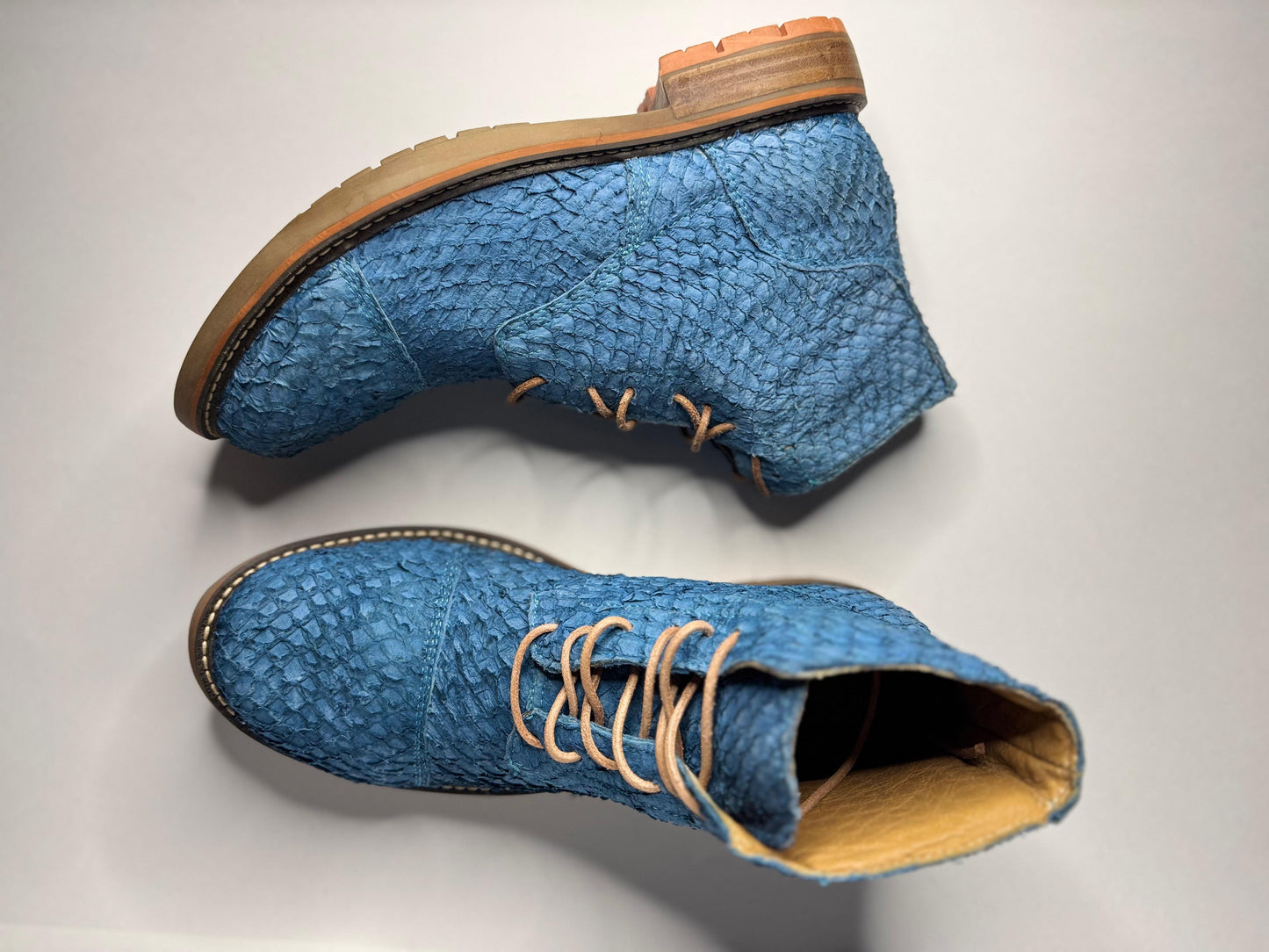 Bota Lucas pescado Azul turquesa