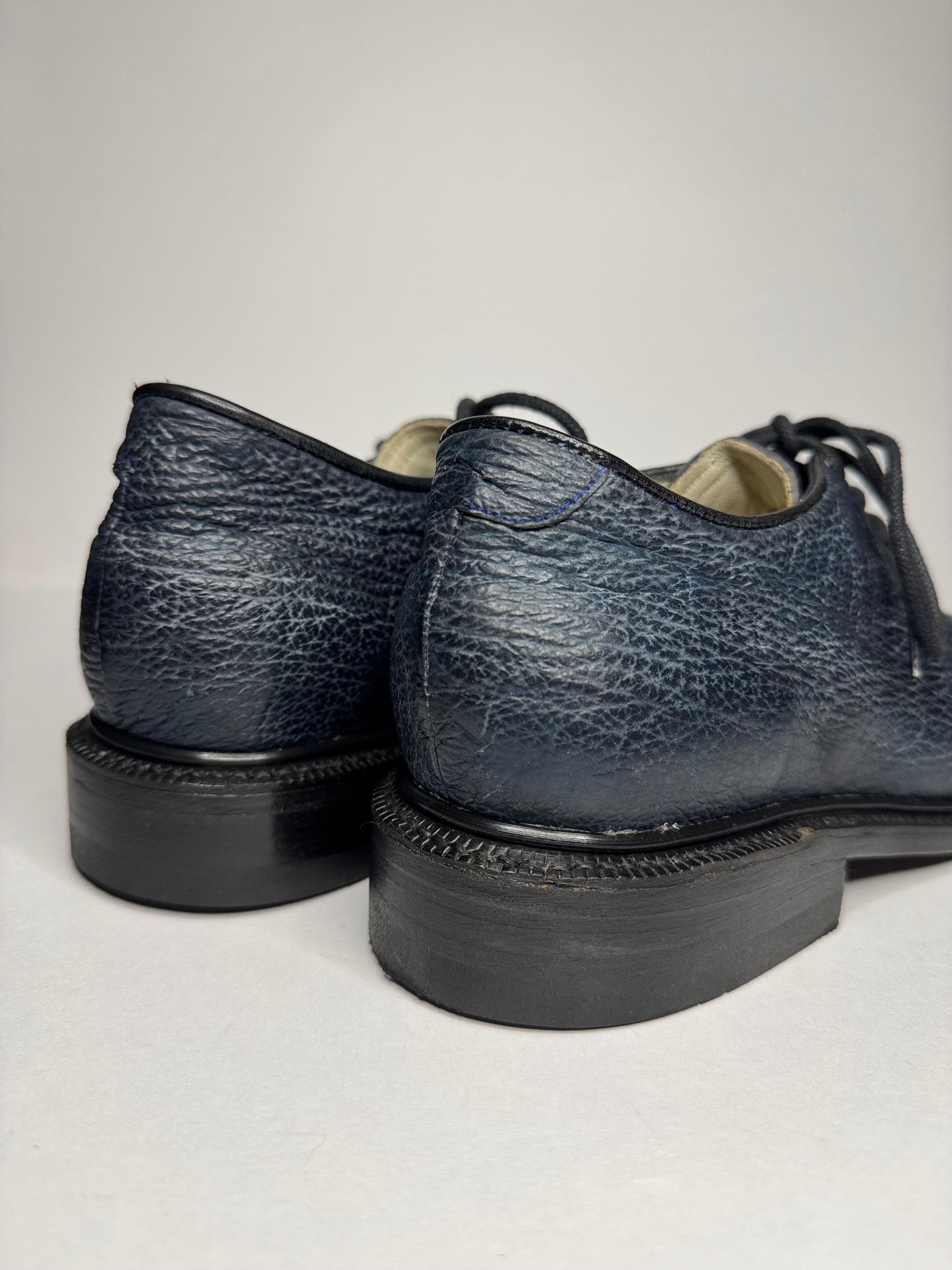 Zapato oxford tiburón azul