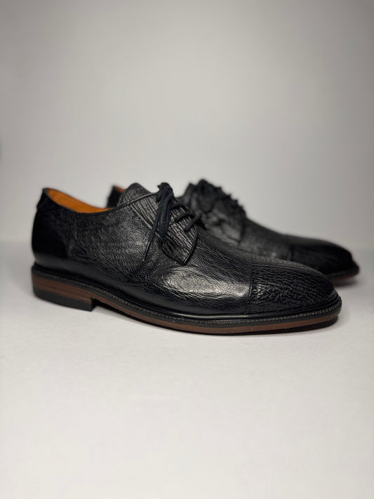 Zapato oxford tiburón negro