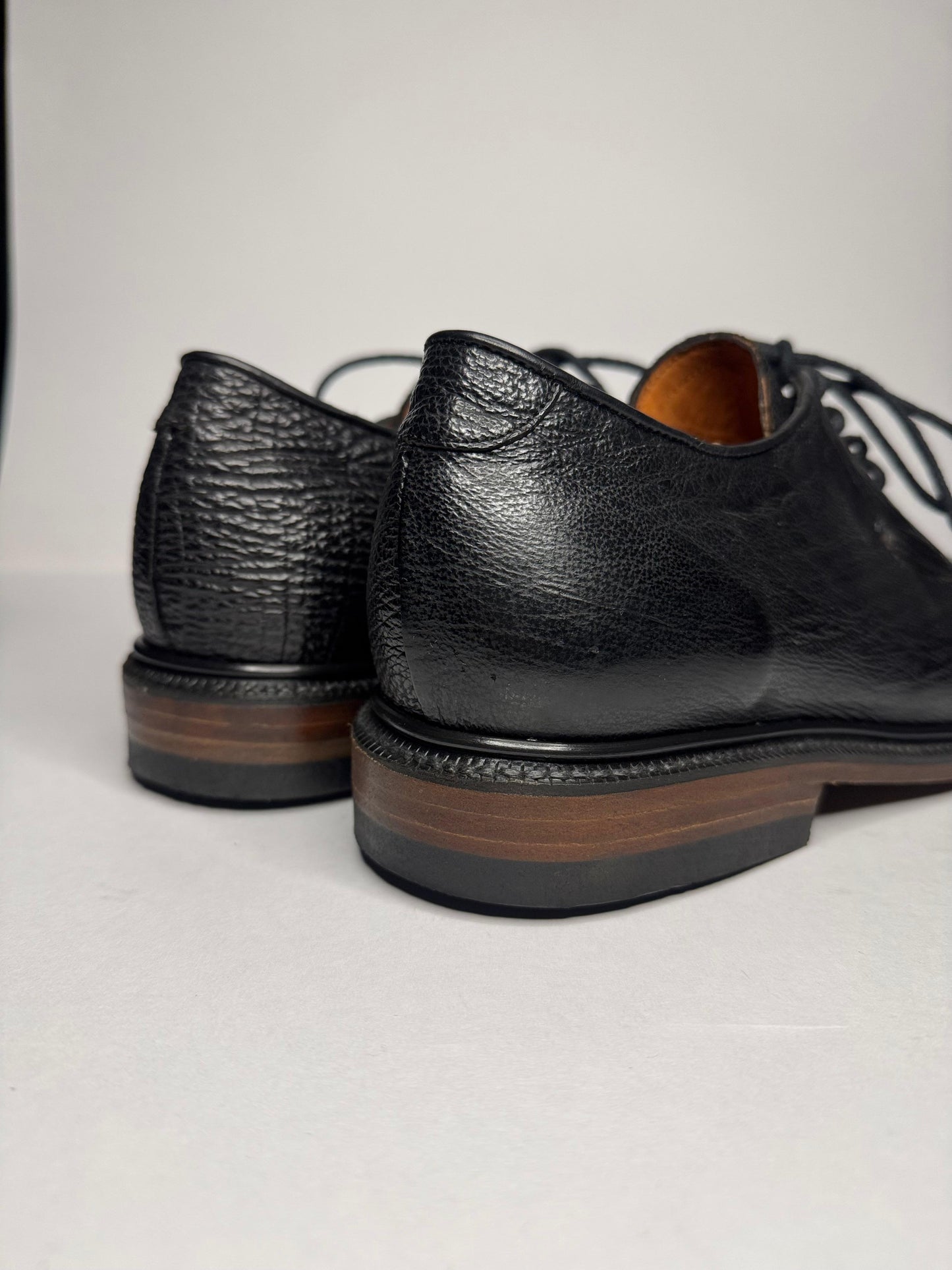 Zapato oxford tiburón negro