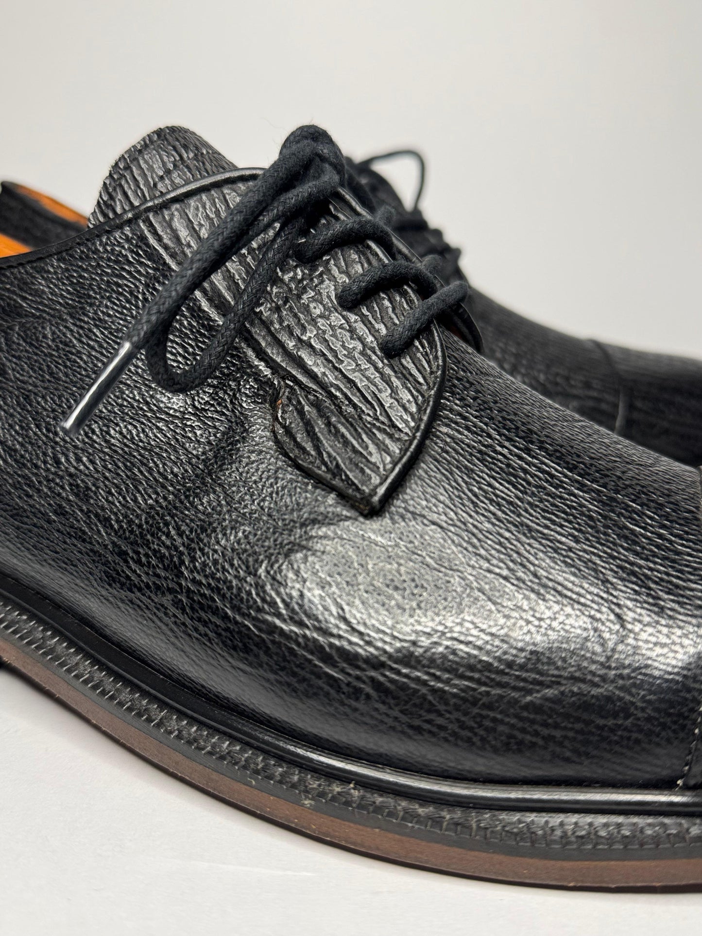 Zapato oxford tiburón negro