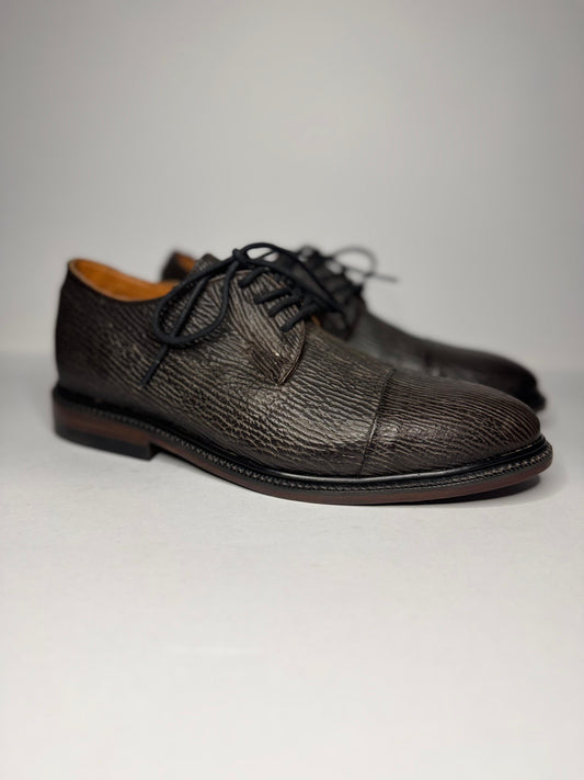 Zapato oxford tiburón café