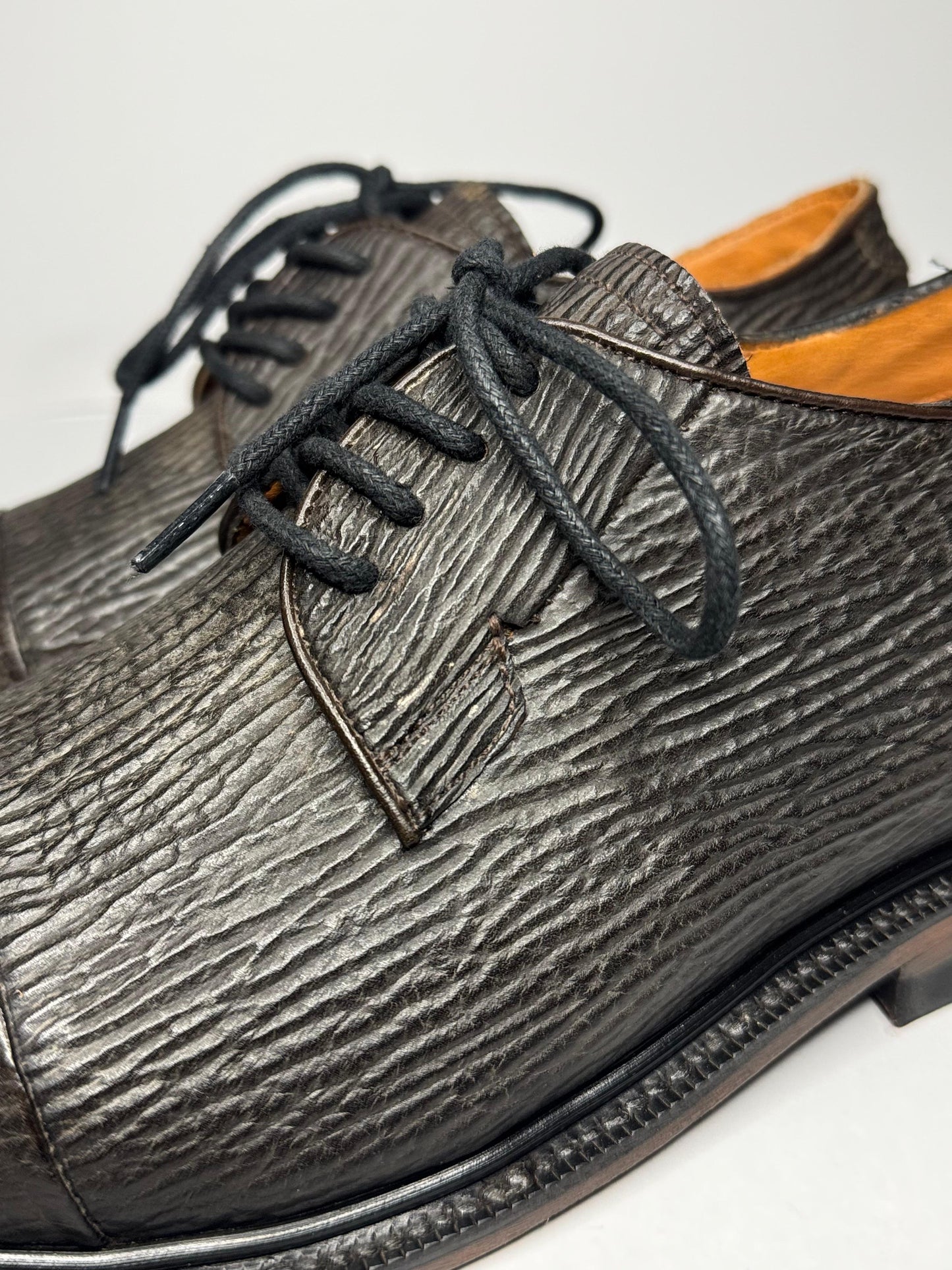 Zapato oxford tiburón café