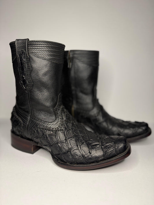 Bota Vaquera Ranger Pirarucu negro