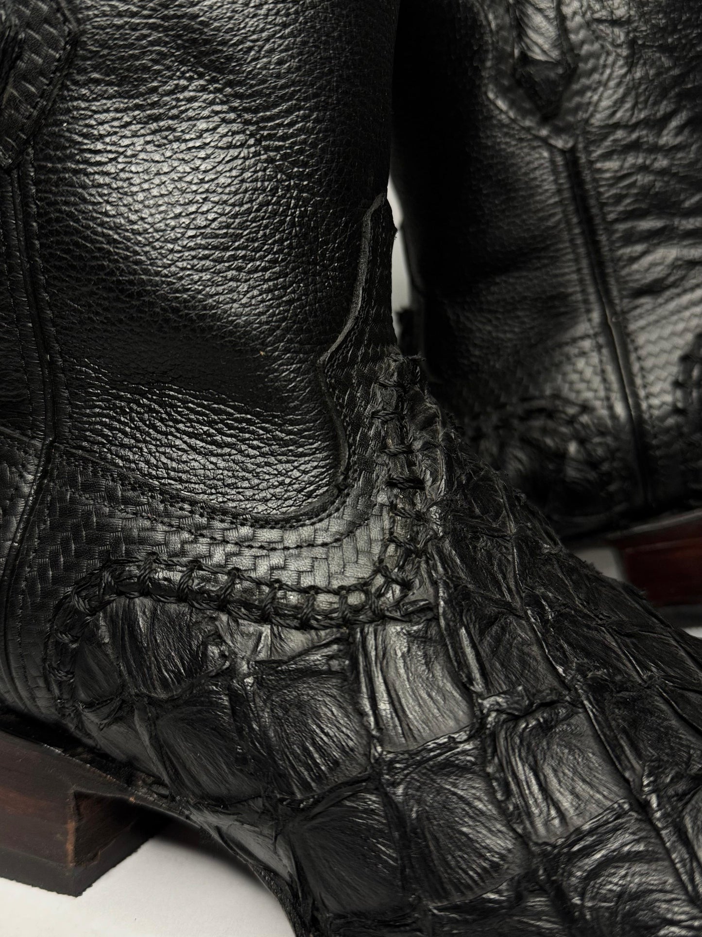Bota Vaquera Ranger Pirarucu negro