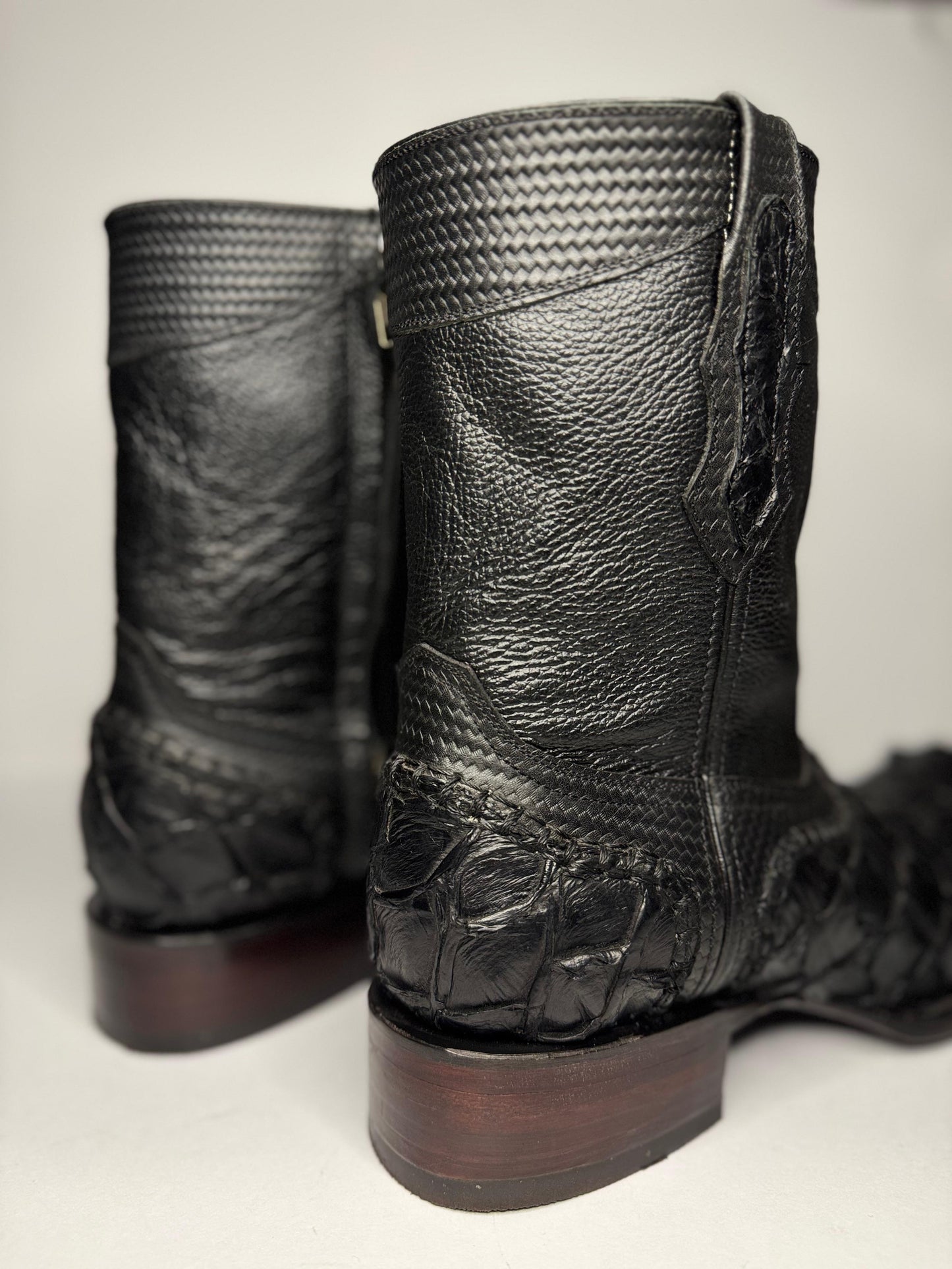 Bota Vaquera Ranger Pirarucu negro