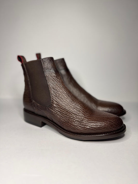 Bota Chelsea tiburón Chocolate