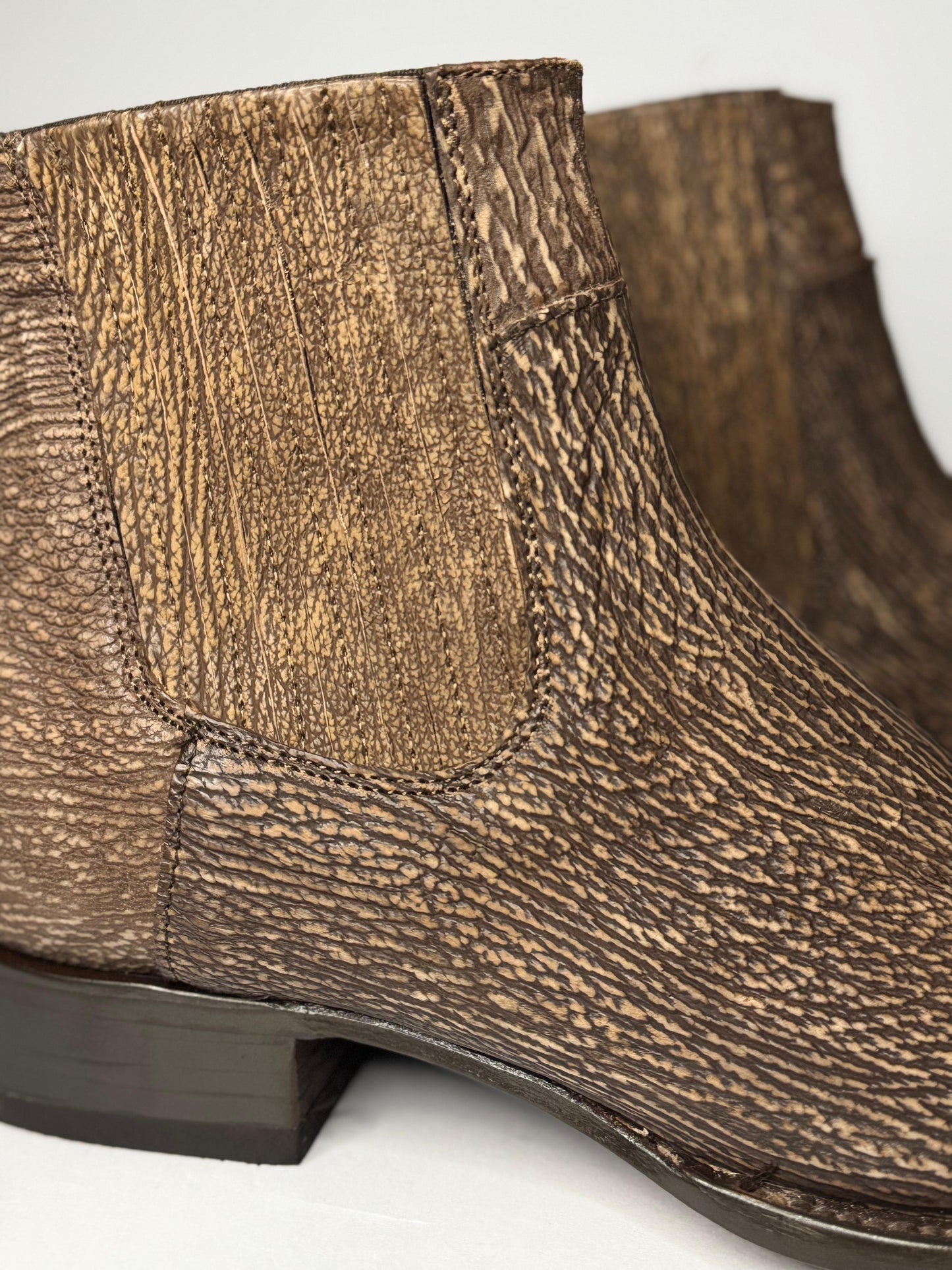 Bota Chelsea Carterita tiburón Chocolate Rústico